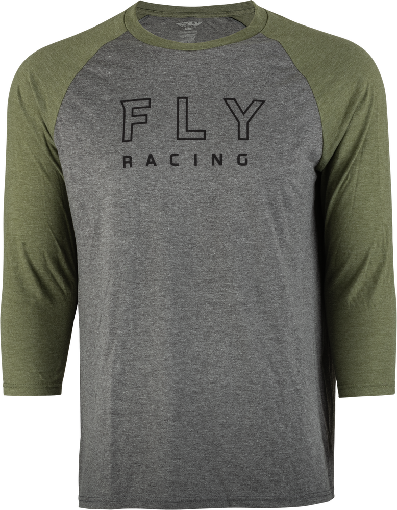 Main image of 2023 Fly Racing Renegade 3/4 Sleeve Tee (Tan Heather/Olive)