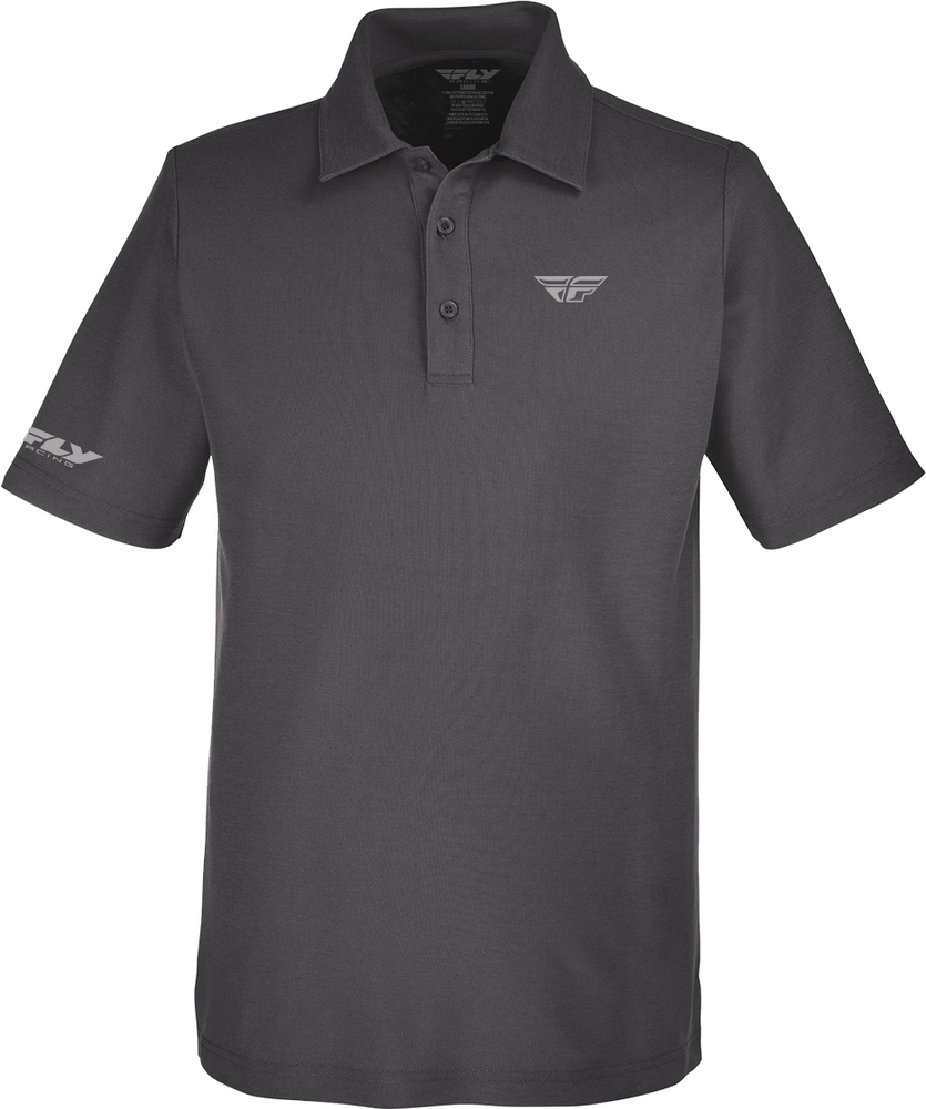 Main image of 2023 Fly Racing Performance Polo (Charcoal)