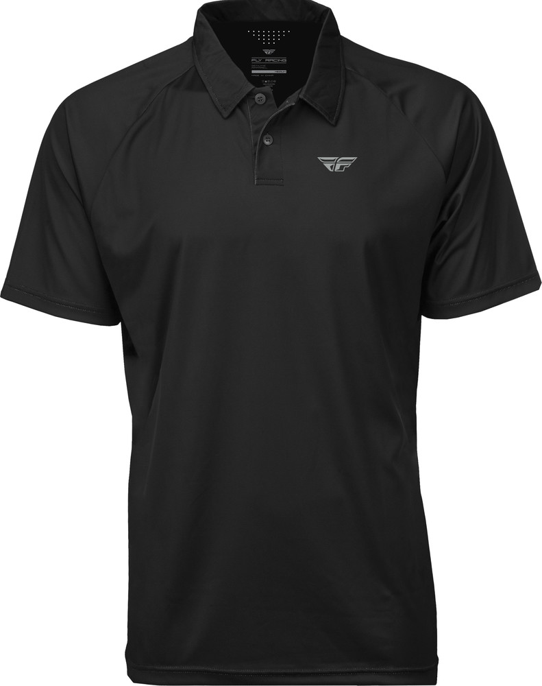 Main image of Fly Racing Polo Shirt (Black / 3X-Large)