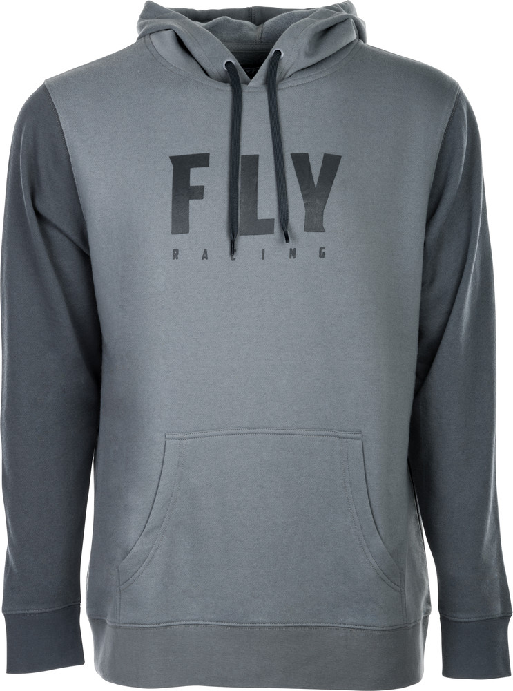 Main image of Fly Racing Badge Pullover Hoodie (Grey)