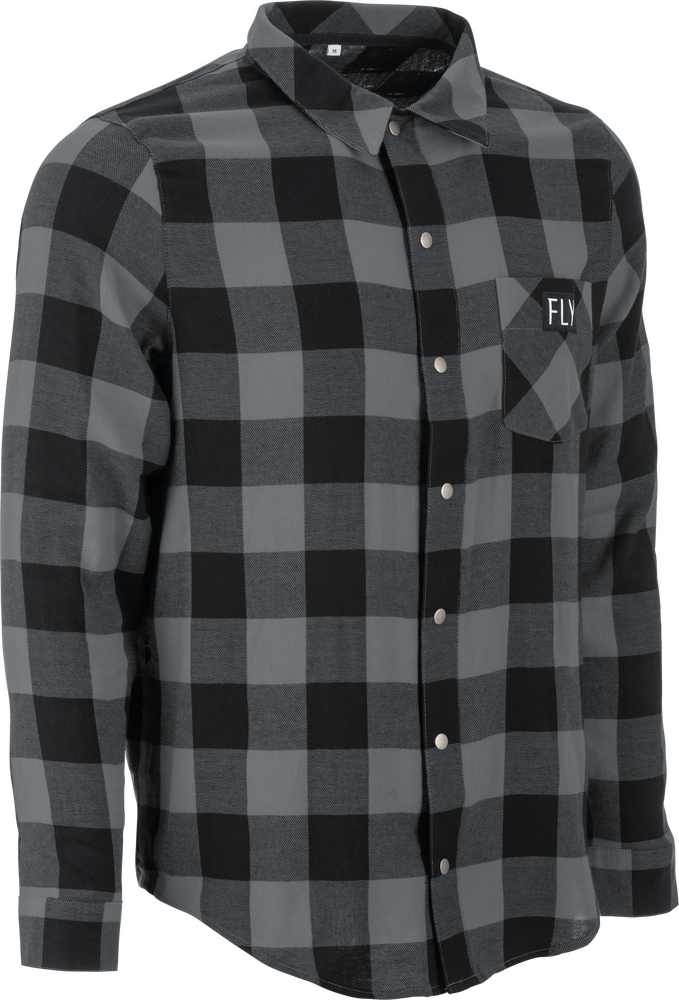 Main image of 2023 Fly Racing Tek Flannel (Black/Gray)