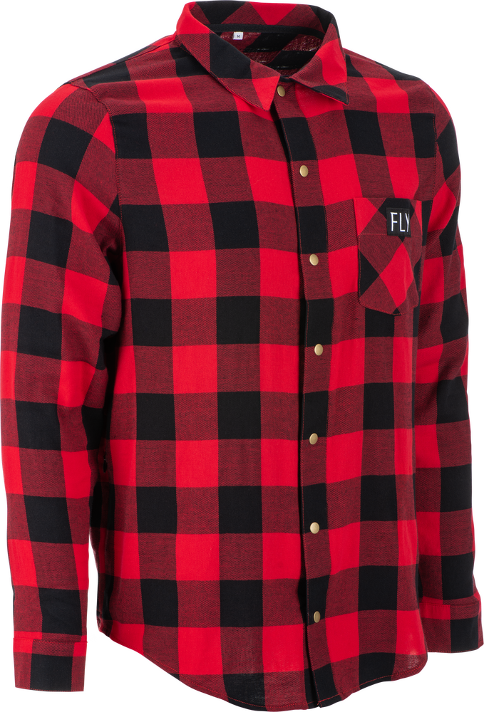 Main image of 2023 Fly Racing Tek Flannel (Red/Black)