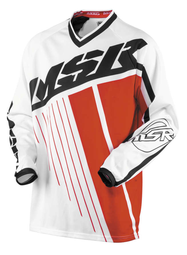 Main image of MSR Axxis Youth Jersey (Wht/Blk/Red)