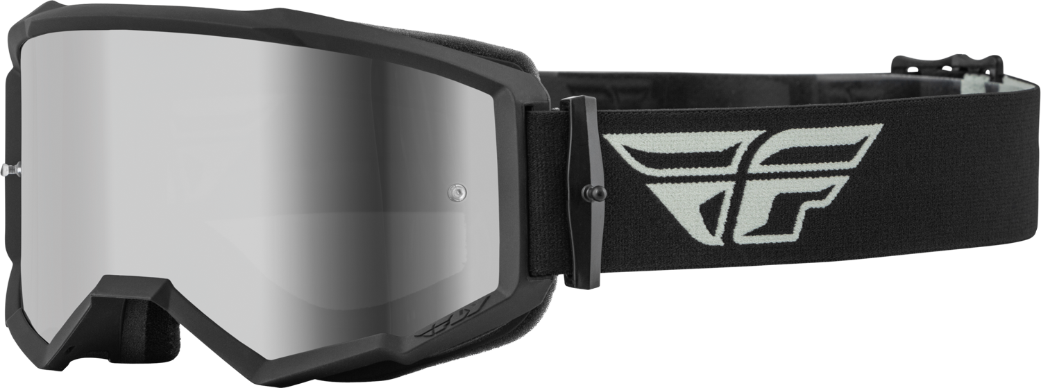 Main image of 2022 Fly Racing Zone Goggle with Silver Mirror/Smoke Lens (Grey/Black)