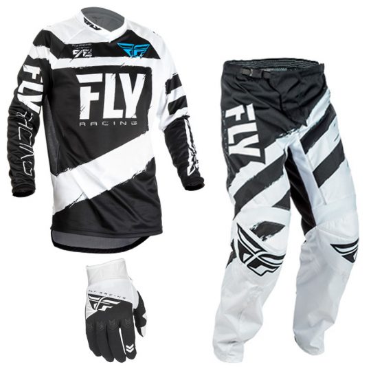 white motocross gear