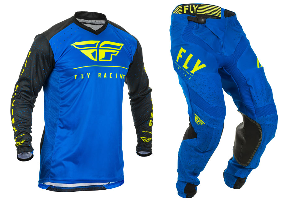 L Black/Hi-Vis Fly Racing MX Motocross Lite Hydrogen Jersey Large