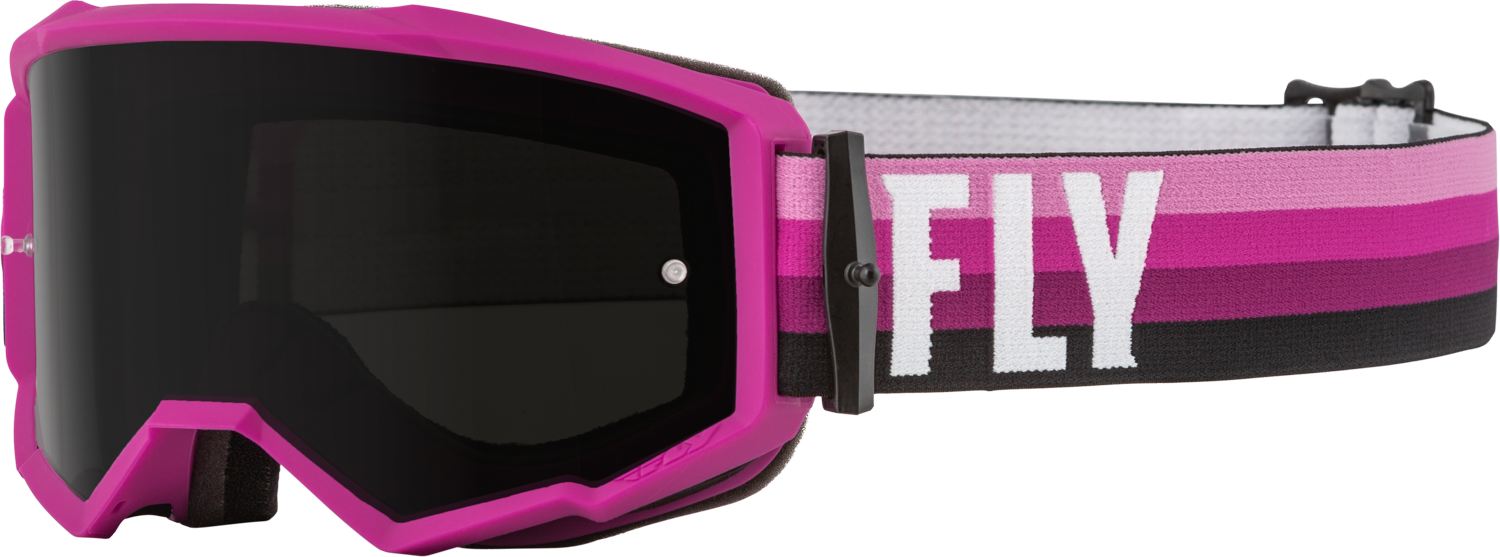 Main image of Fly Racing Zone Goggle with Dark Smoke Lens (Pink/Black)