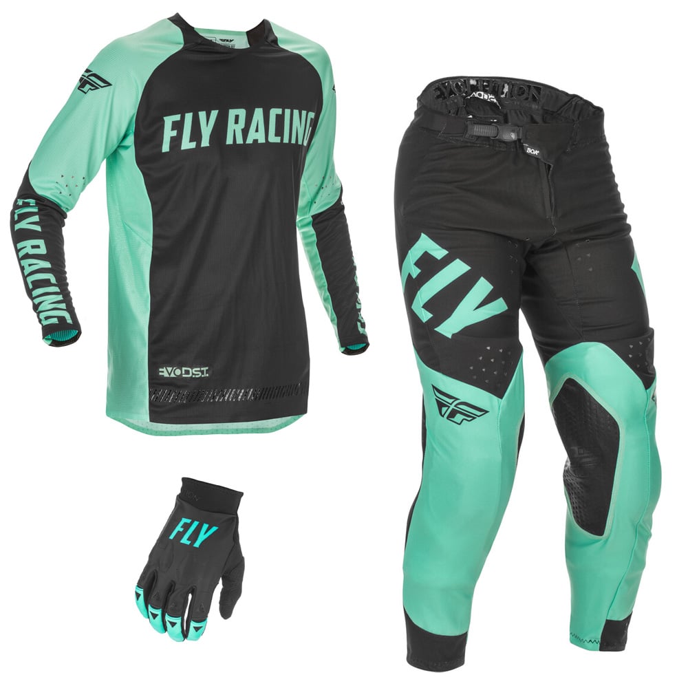 Main image of FLY Racing Limited Edition Evolution DST Gear Set (Mint/Black)