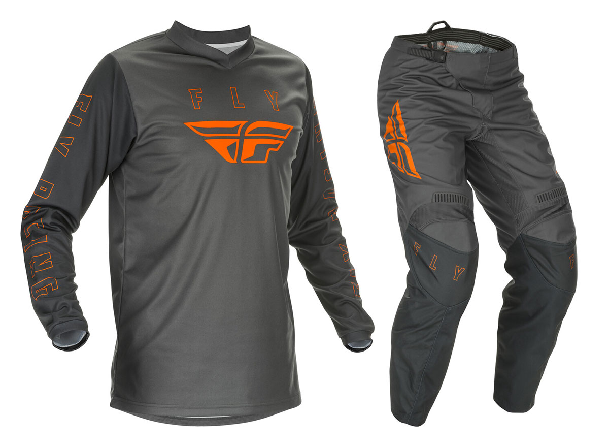 Main image of 2021 Fly F-16 Gear Set (Grey/Orange)