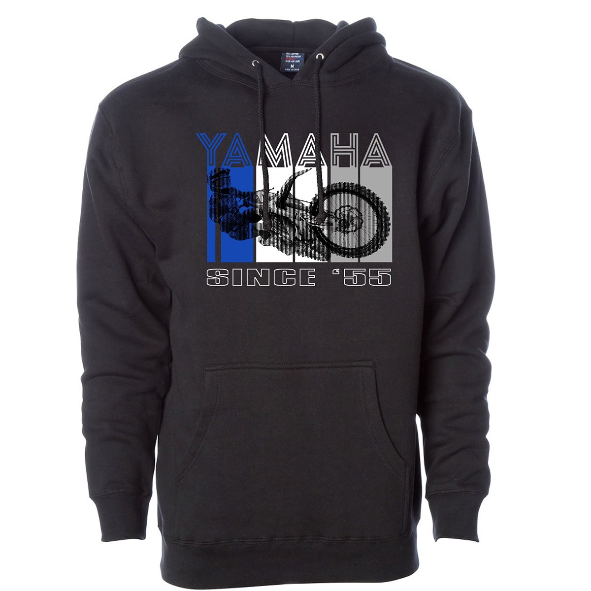 2021 Yamaha Youth Since 55 Hoodie Black Blue