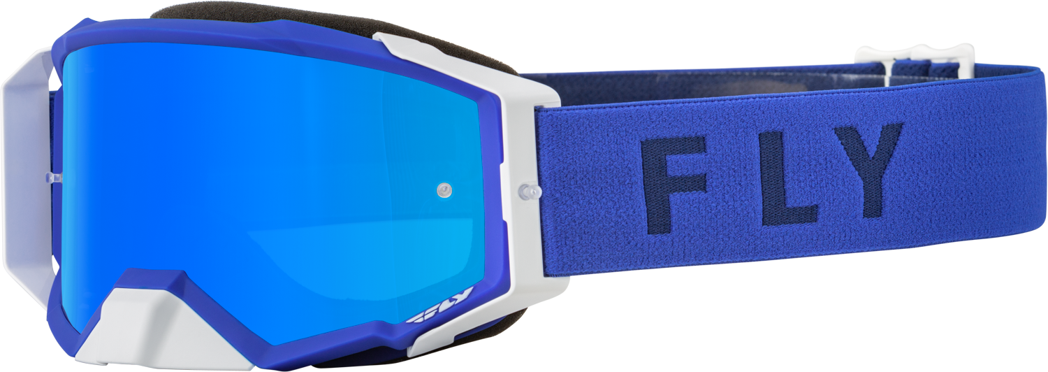 Main image of 2022 Fly Racing Zone Pro Goggle with Sky Blue Mirror/Smoke Lens (Blue)