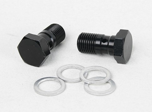 Main image of Ride Engineering Banjo Bolt Kit KTM/HQV/GG 00-22 (Black)