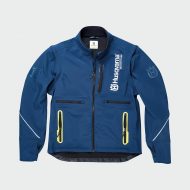 Husqvarna 2020 Replica Team Fleece Motorcycle Polyester Zip Sweat Jacket Blue