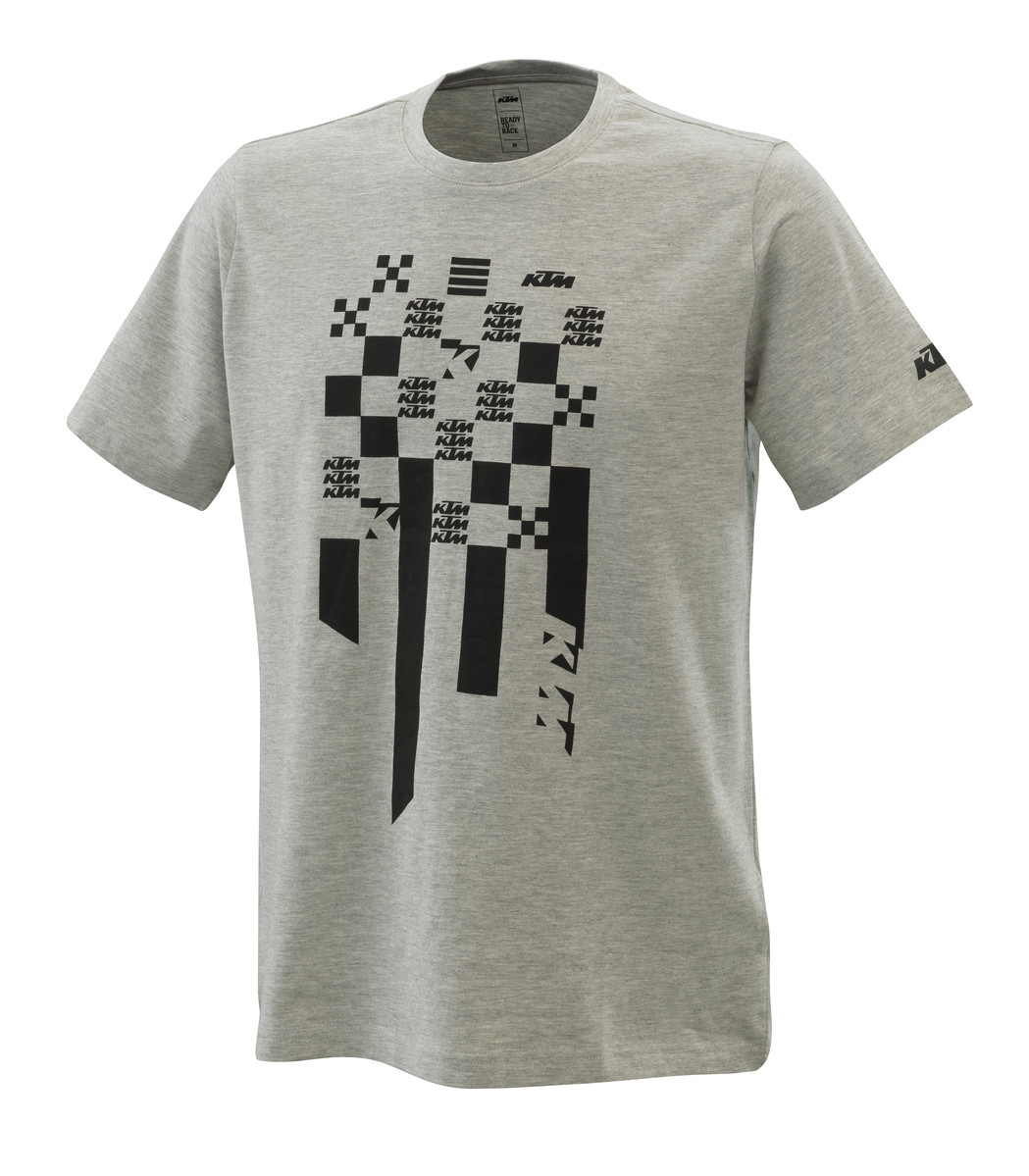 KTM Radical Square Tee Grey Melange AOMC.mx