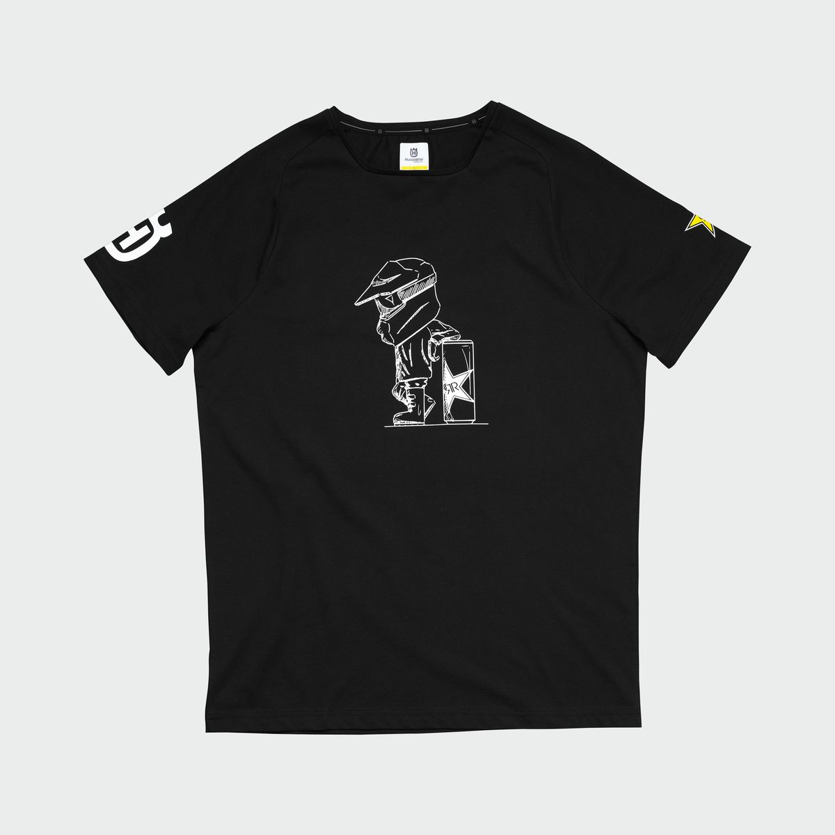 Main image of Rockstar Husqvarna Scribble Tee (Black)