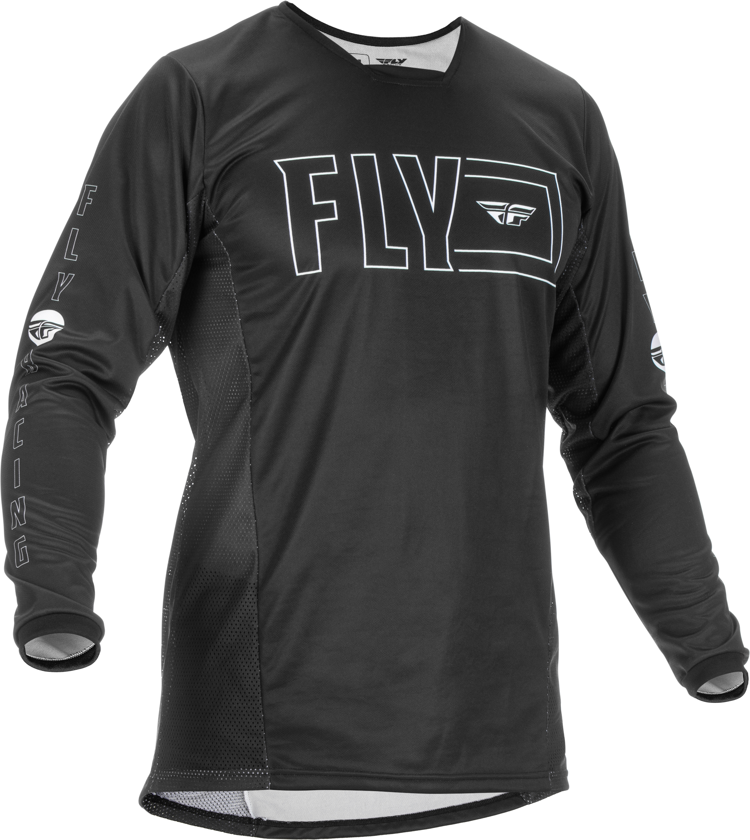 Main image of 2022 Fly Racing Kinetic Fuel Jersey (Black/White)