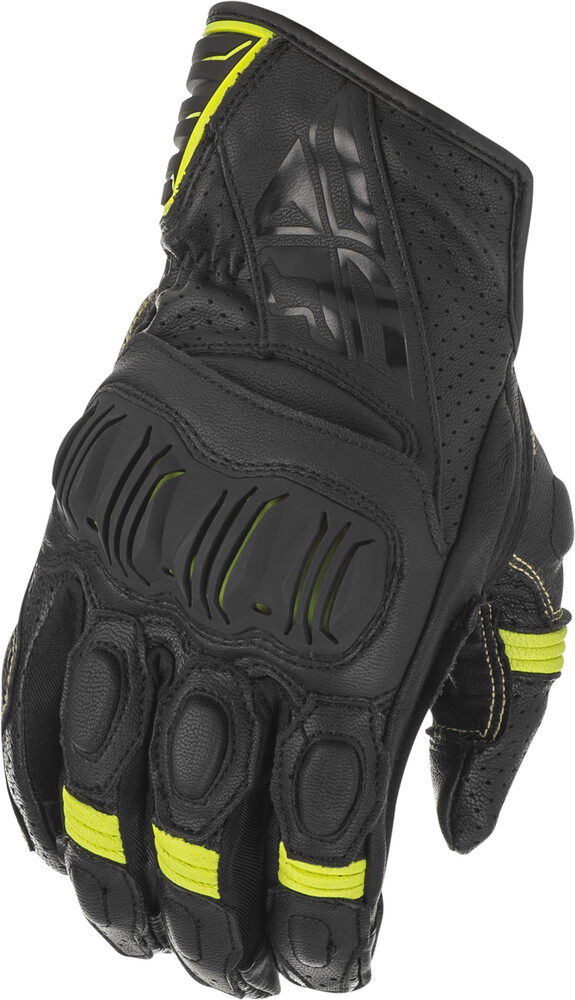 Main image of 2022 Fly Racing Brawler Gloves (Black/Yellow)