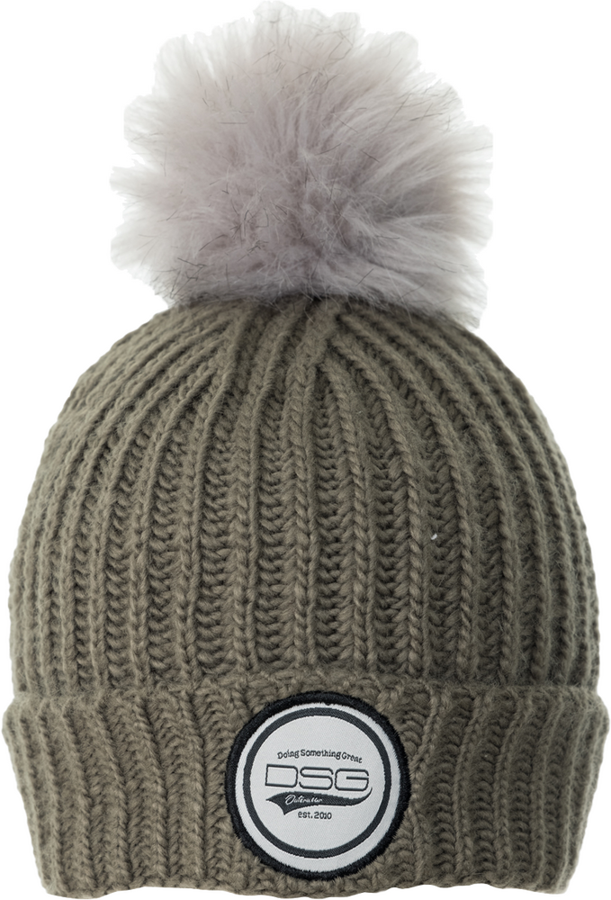 Main image of 2022 DSG Folded Pom Beanie (Green)