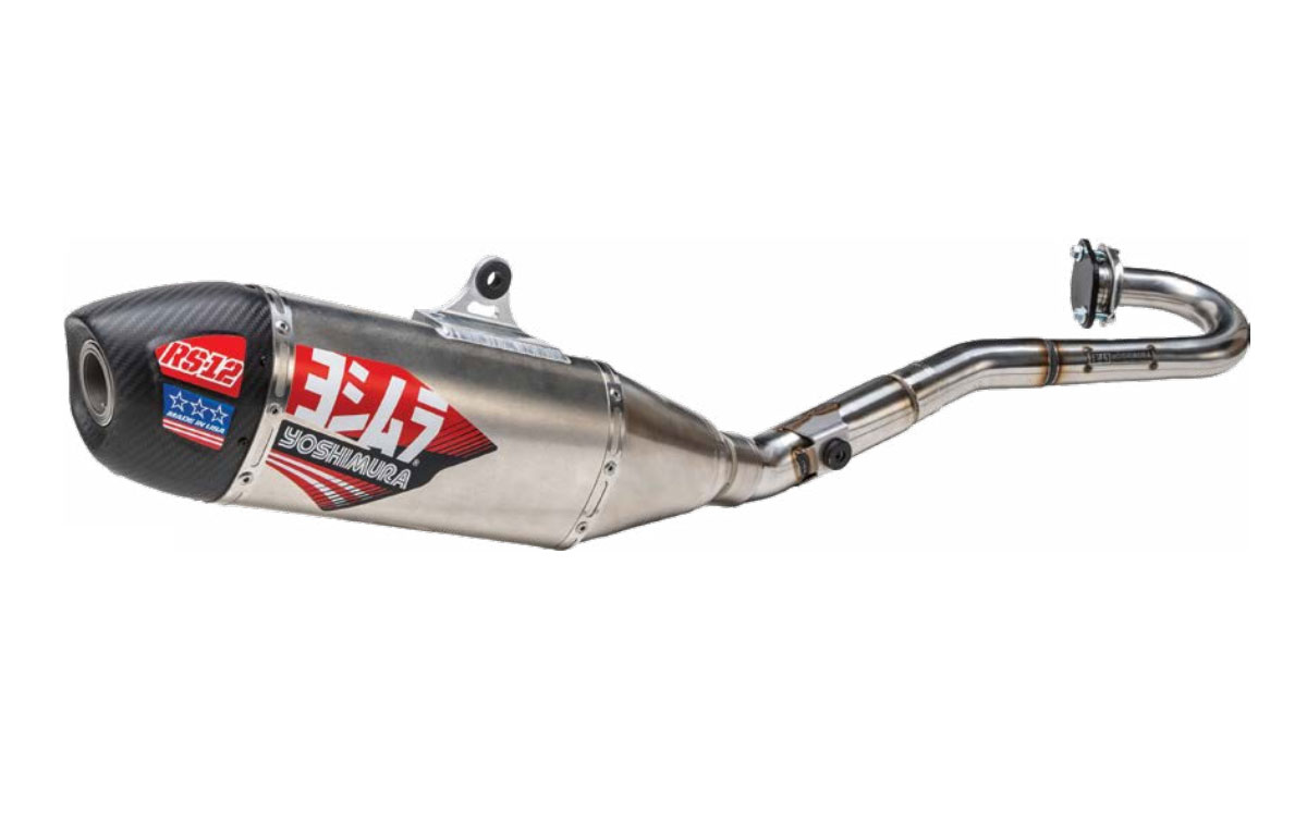 Yoshimura RS-12 Exhaust System Suzuki RMZ450 19-22: AOMC.mx