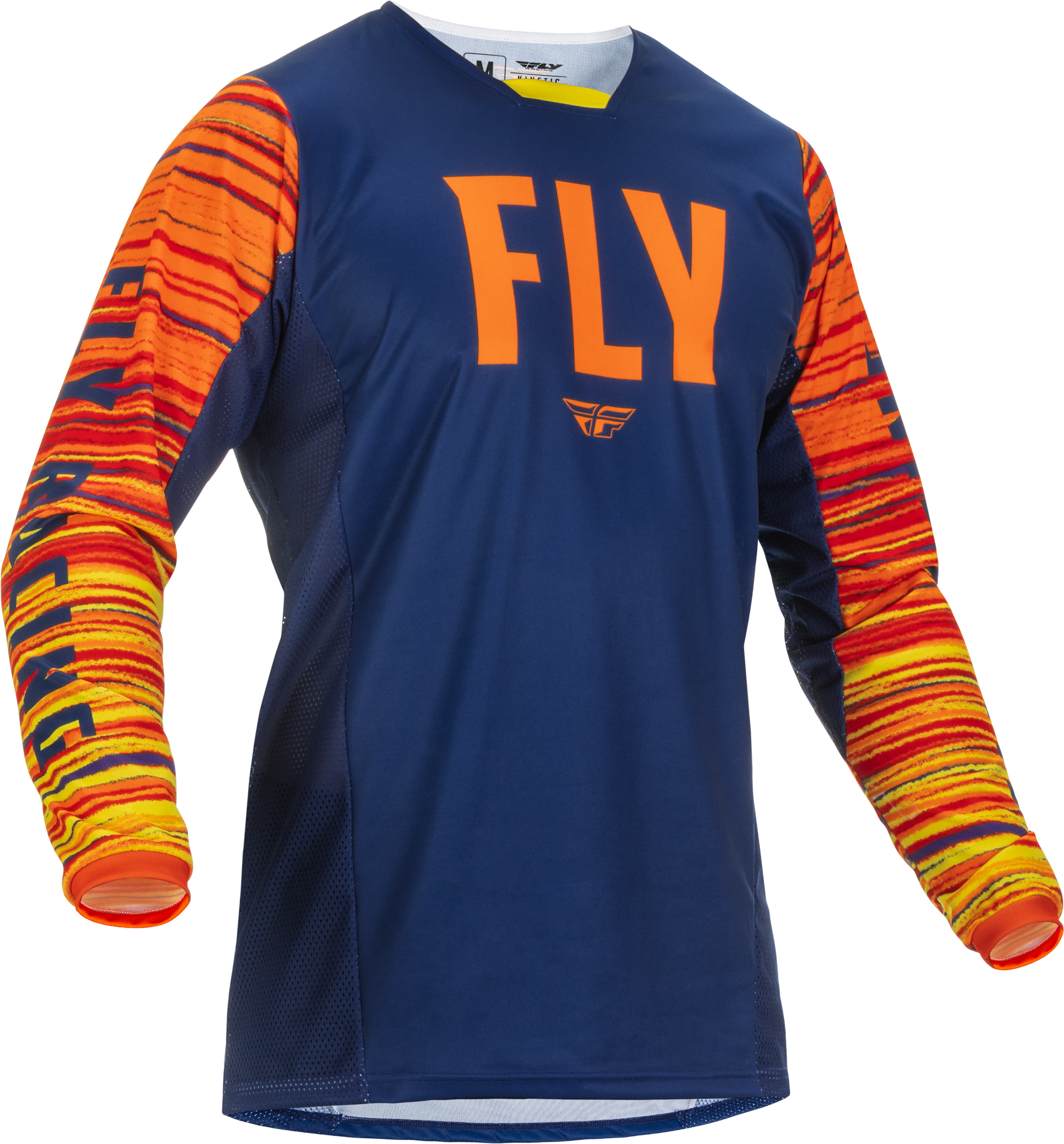 Main image of Fly Racing Kinetic Wave Jersey (Navy/Orange)