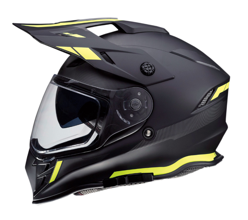 Main image of Z1R Range Dual Sport Helmet Uptake (Black/HiViz)