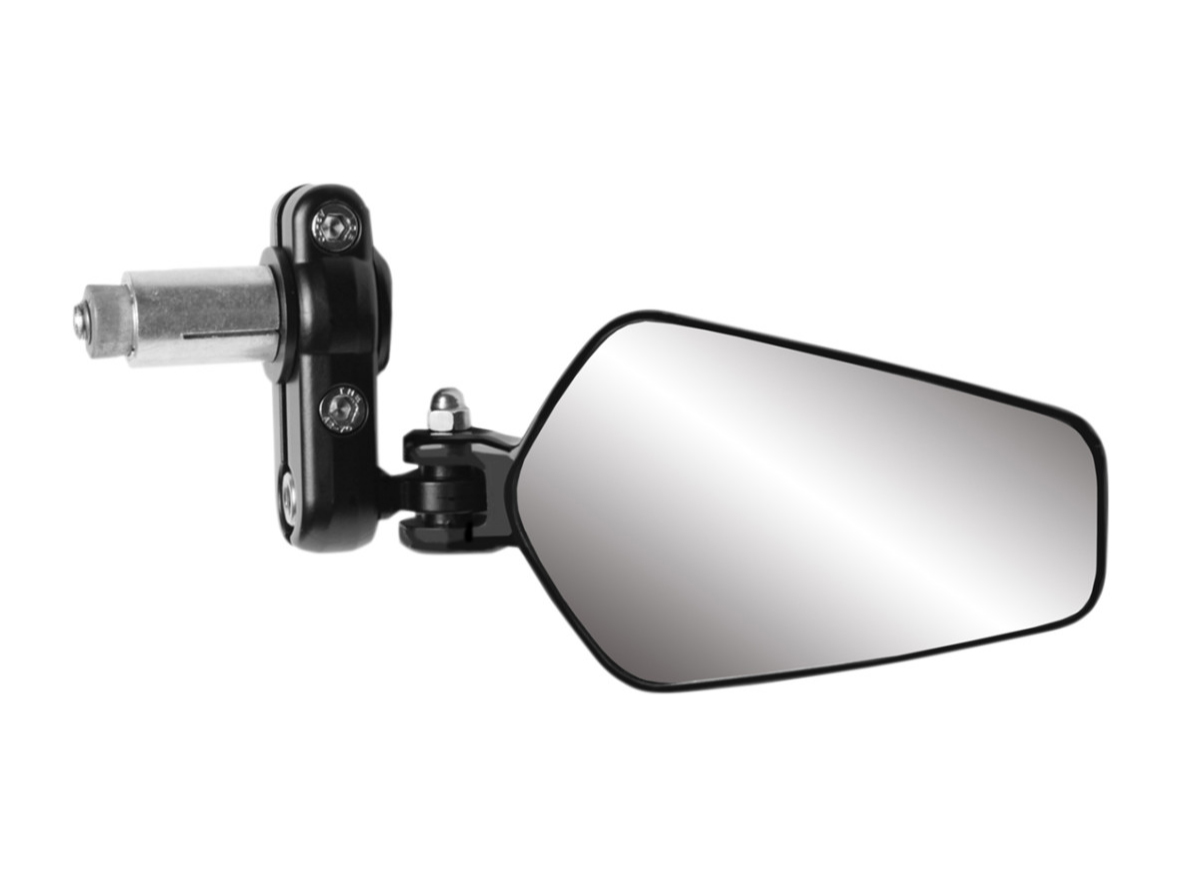 Main image of Bar End Mirror (Black) Oval