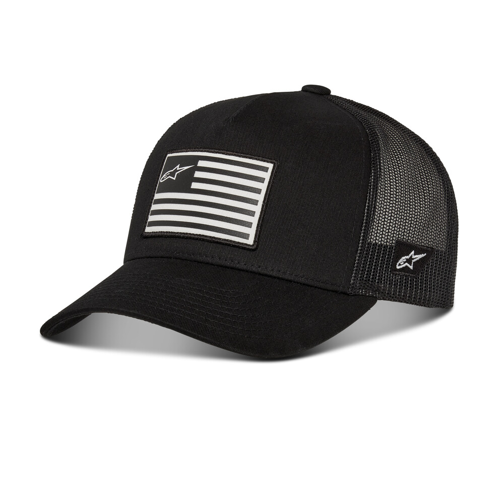 Alpinestars Flag Snapback Hat (Black): AOMC.mx