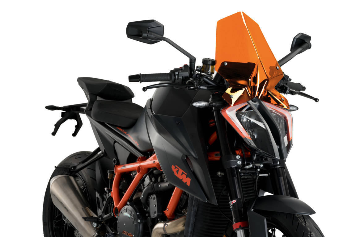 Main image of Puig NG Touring Windshield KTM 1290 SuperDuke 20-22 (Orange)