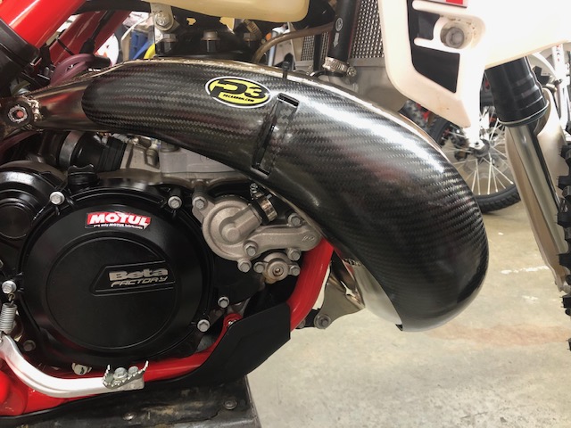 P3 Carbon Pipe Guard MAXCoverage Beta 250/300 RR 20-22 FMF