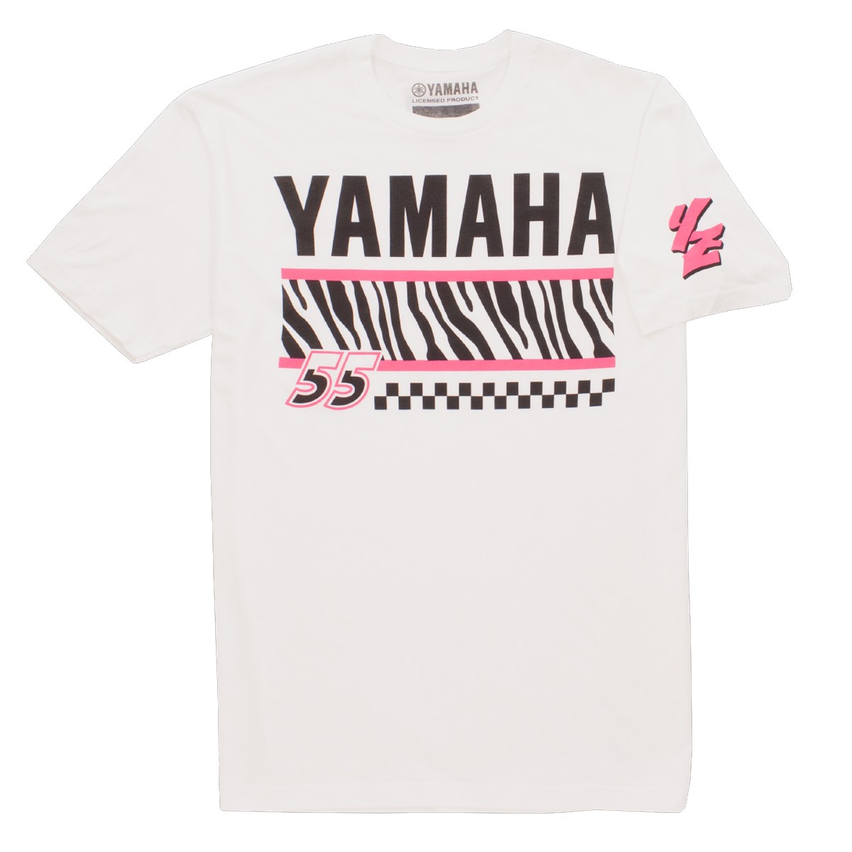 Main image of 2021 Yamaha Motosport Into The Wild Tee (White/Pink)