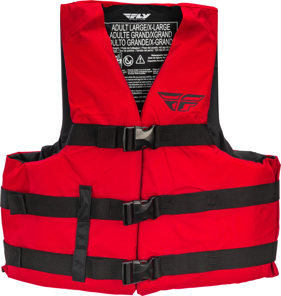 Main image of Fly Racing Nylon Flotation Vest (Red)