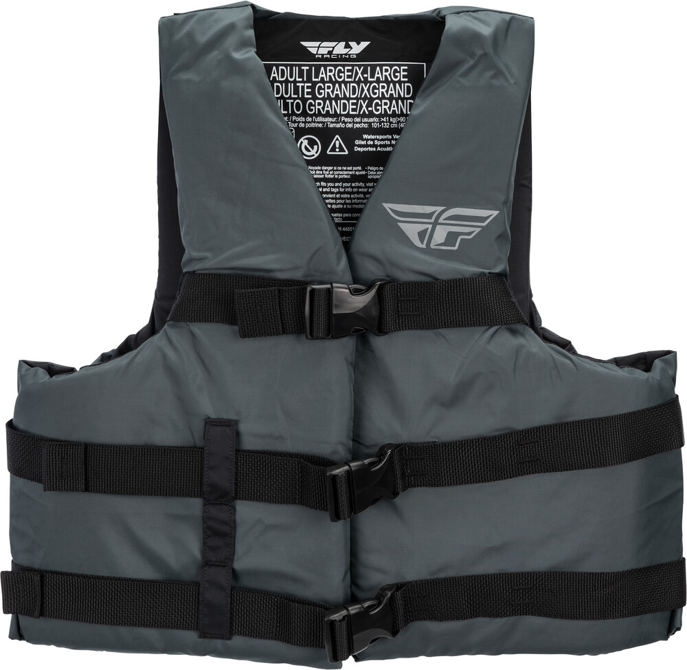 Main image of Fly Racing Nylon Flotation Vest (Charcoal)