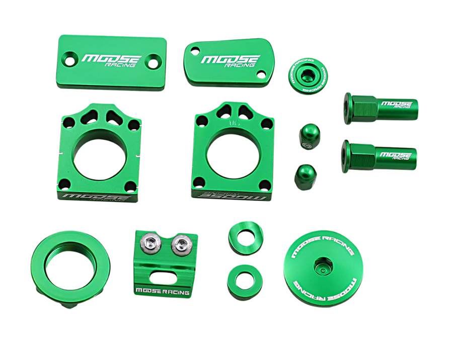 Main image of Moose Bling Kit (Green) Kawasaki KX450 19-22