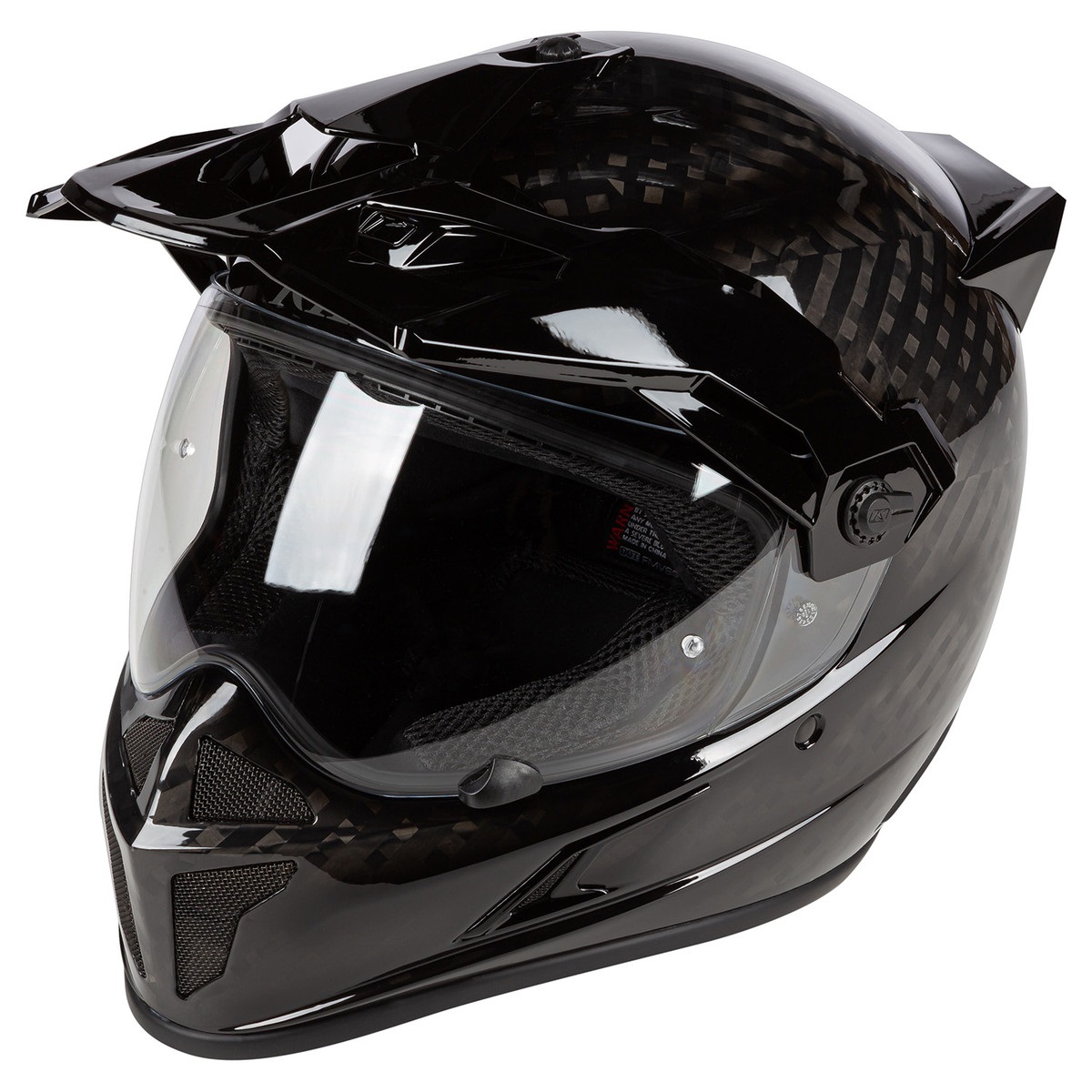 Main image of Klim Krios Karbon Adventure Helmet ECE/DOT (Gloss Karbon Black)