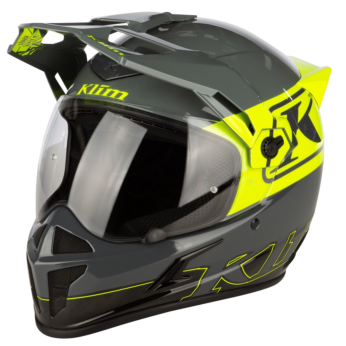 Klim Krios Karbon Adventure Helmet ECE DOT Covert HI VIS AOMC.mx