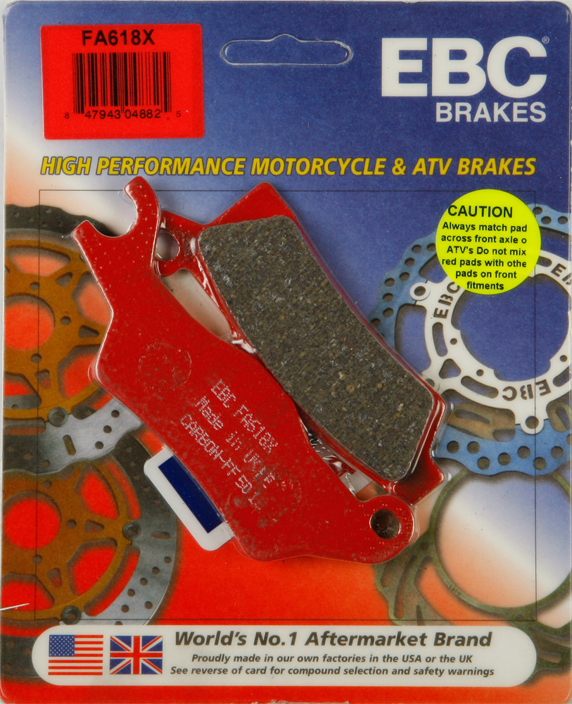 Main image of EBC Front Brake Pads Organic Can-Am Outlander 12-15 Left