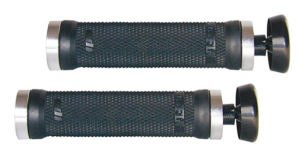 Main image of ODI Ruffian Lock-On PWC Grips (Black/Silver)