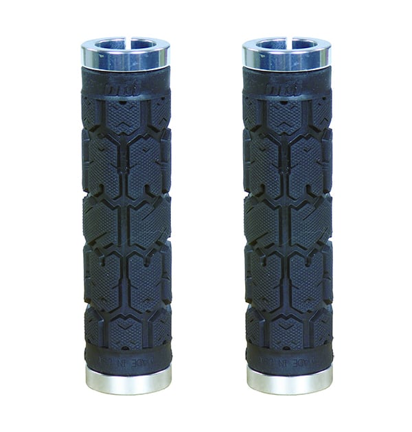 Main image of ODI Rogue Lock-On PWC Grips (Black/Silver)