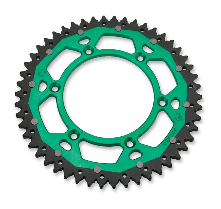 Main image of Moose Dual Sprocket (Green) Kawasaki KX