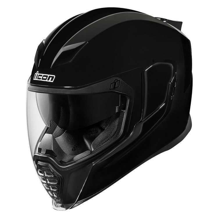 Main image of Icon Airflite Gloss Helmet (Black)