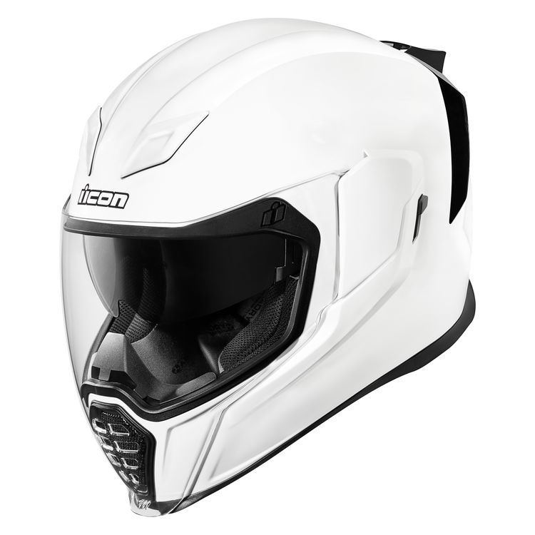 Main image of Icon Airflite Gloss Helmet (White)