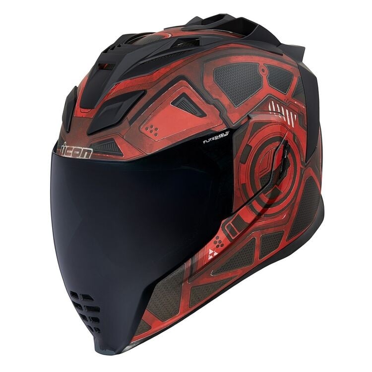 Main image of Icon Airflite Blockchain Helmet (Red)