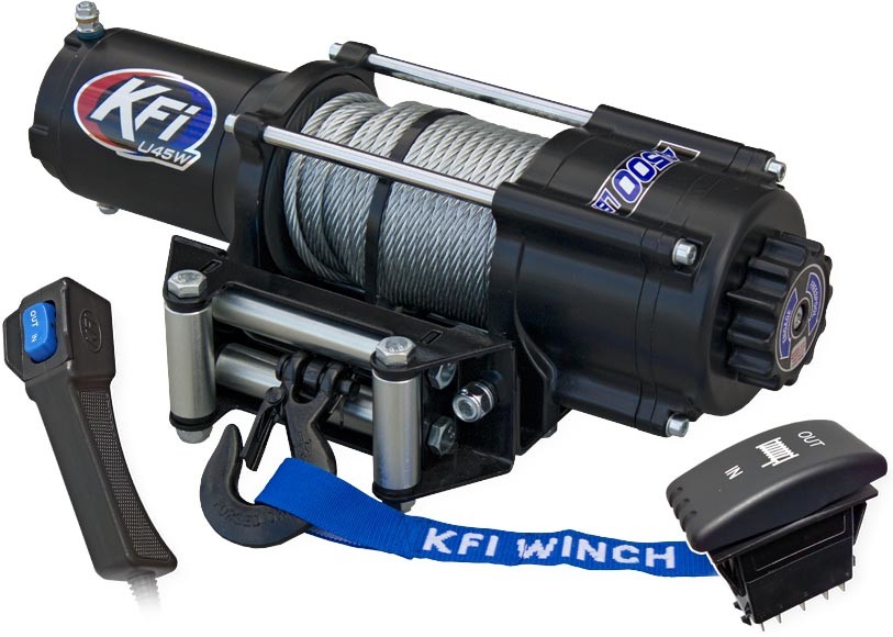 Main image of KFI R2-45 Wide UTV Winch 4500 lb