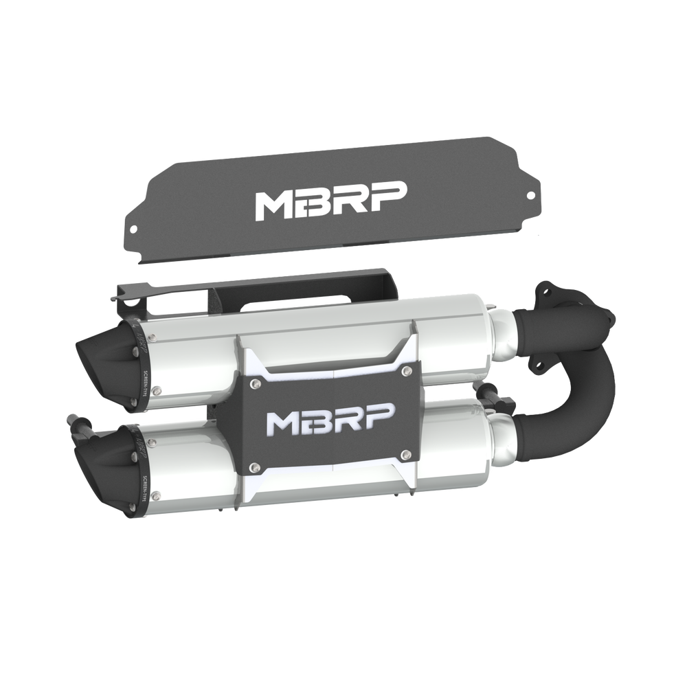 Main image of MBRP Dual Stack Slip-On Exhaust Polaris RZR Pro XP