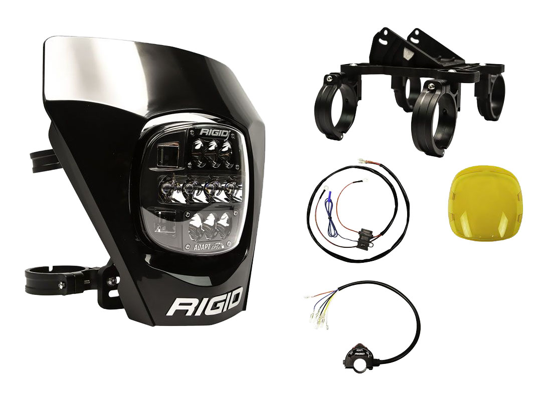 Main image of Rigid Adapt XE LED Moto Headlight Kit (Black)