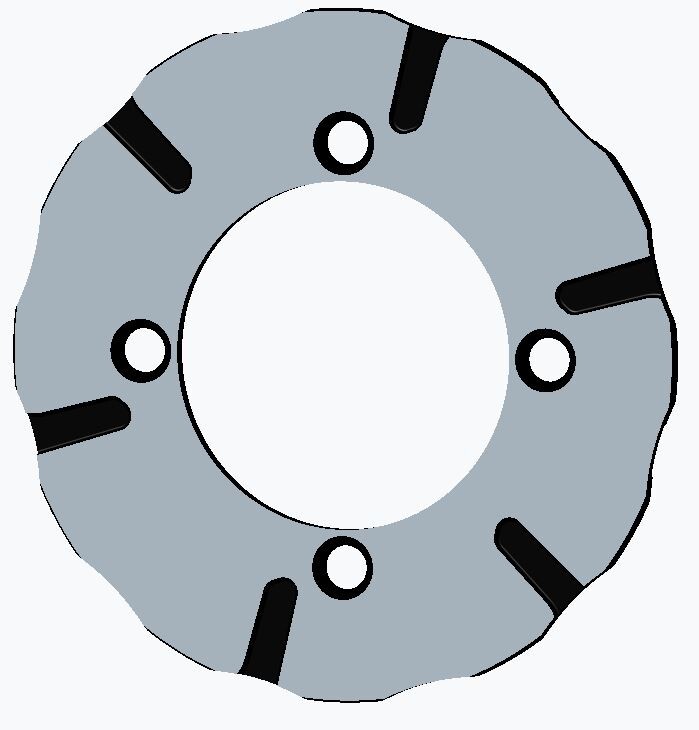 Main image of Braking Batfly Oversized Brake Rotor RZR 1000