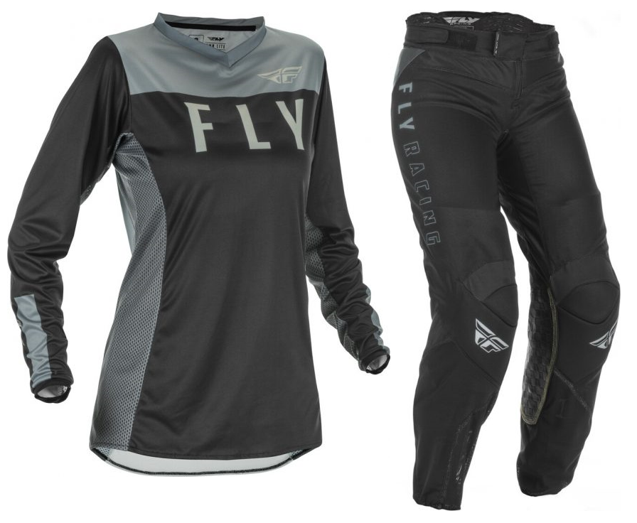 Main image of 2021 Fly Racing Women's Lite Gear Set (Black/Grey)