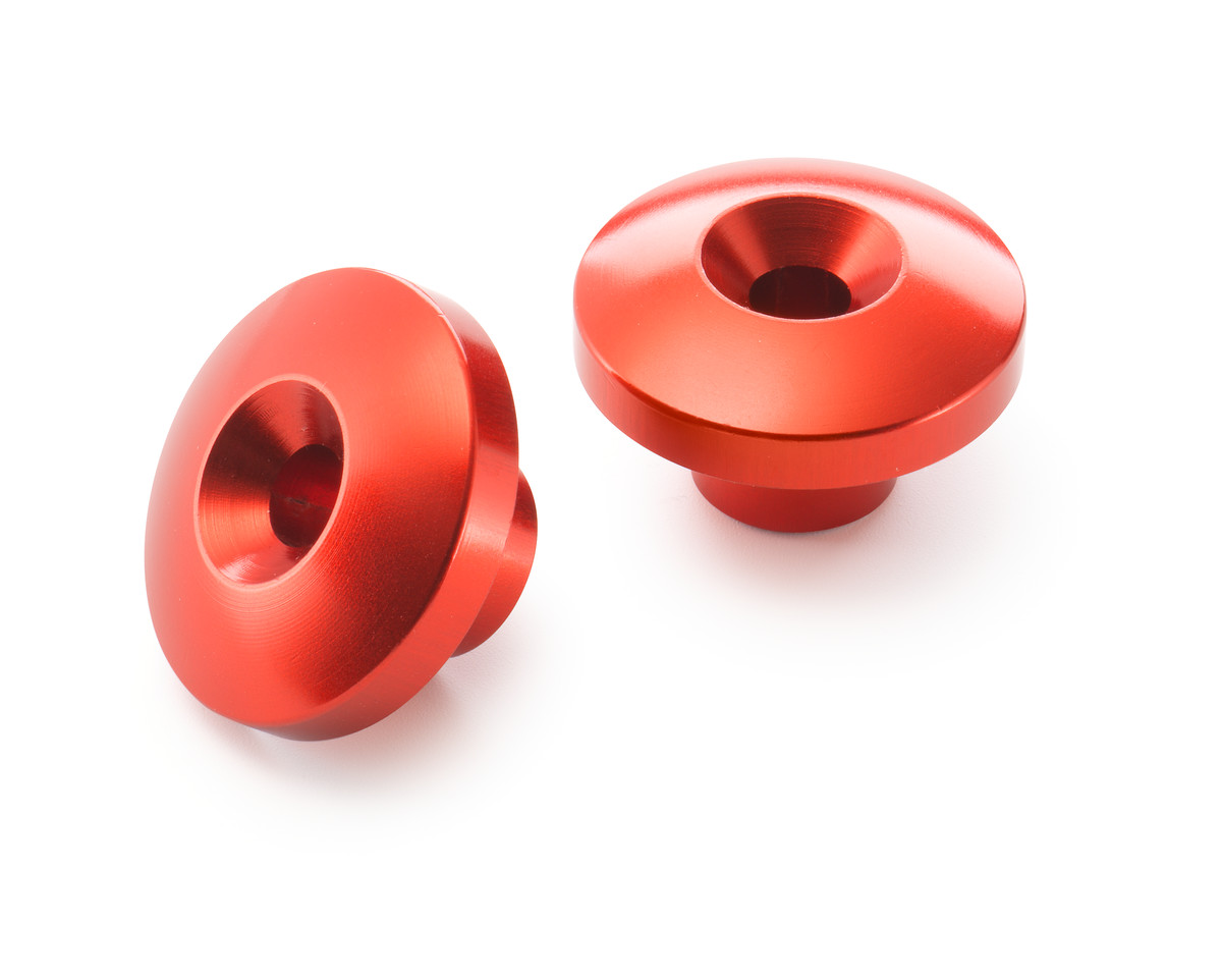 Main image of GasGas CNC Handlebar Ends (Red)