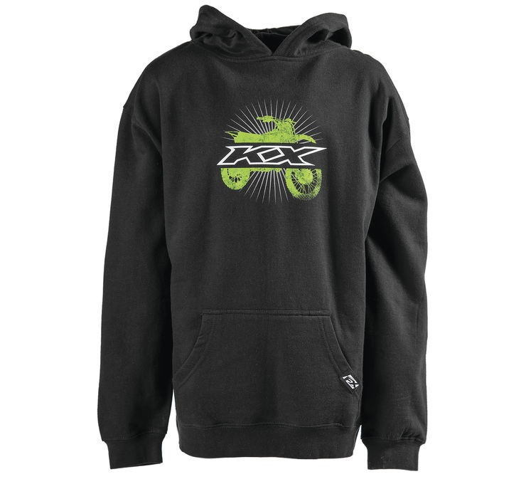 AOMC.mx Kawasaki Youth KX Bike Hoody (Black)