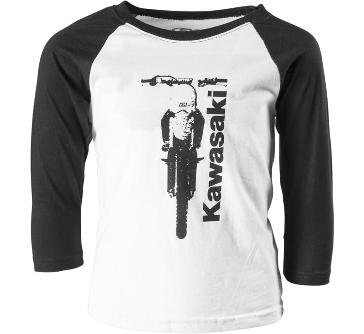 AOMC.mx Kawasaki Youth Baseball Tee (Black/White)